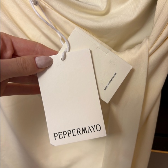 Peppermayo One-Shoulder Mini Dress - Yellow - Picture 5 of 7